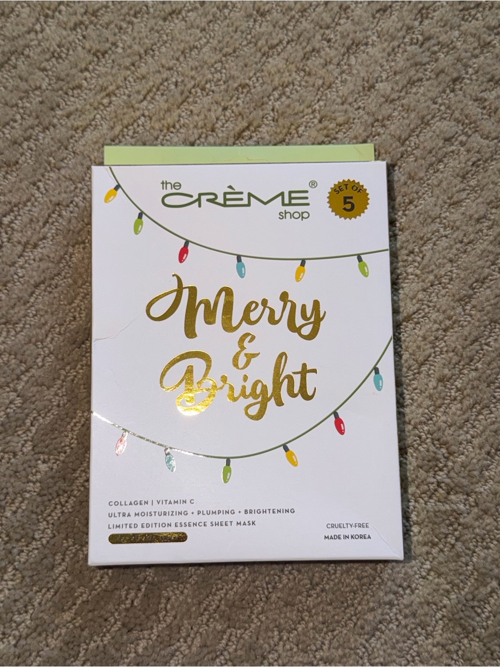 Merry & Bright sheet mask